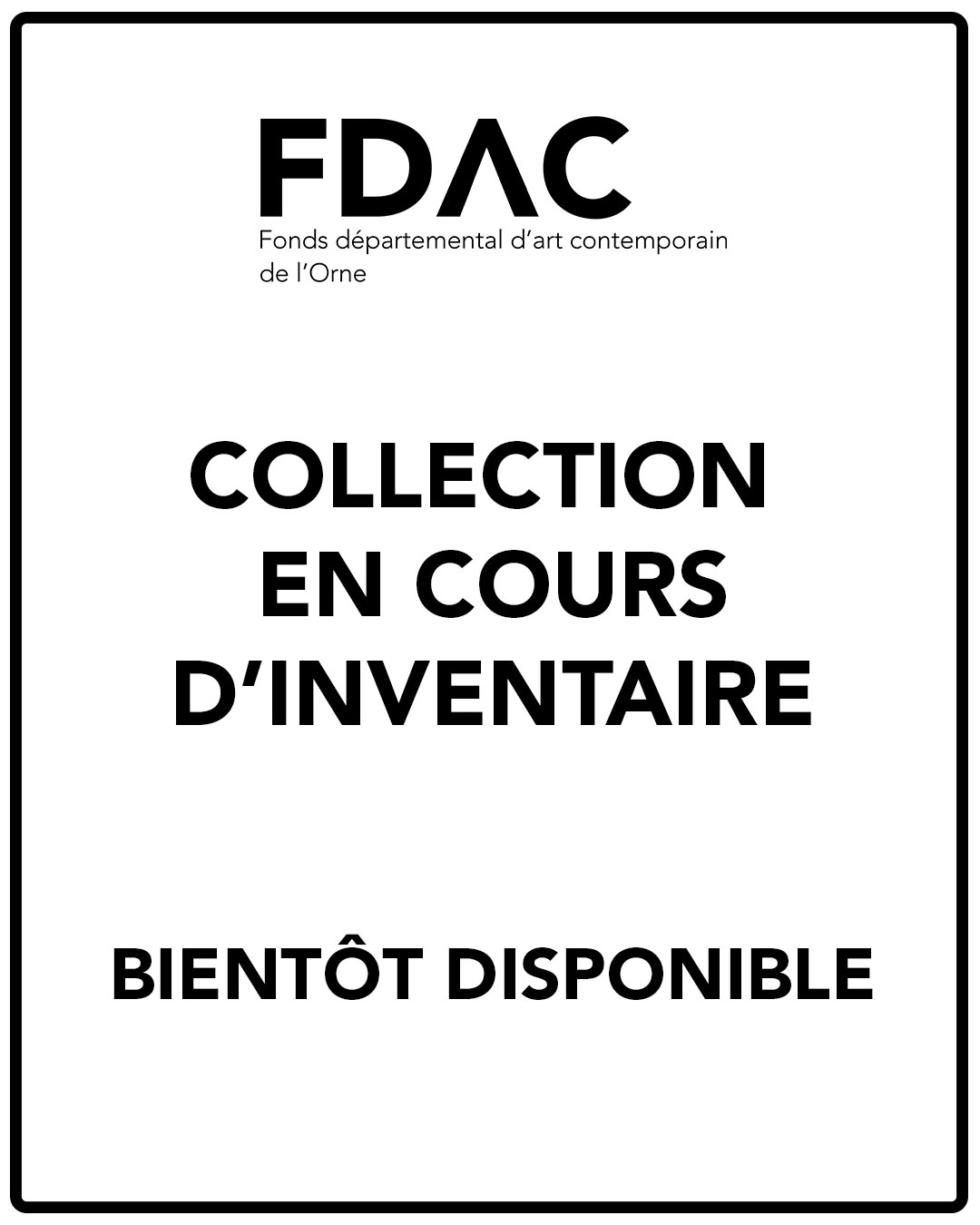FDAC collection inventaire ©CD61