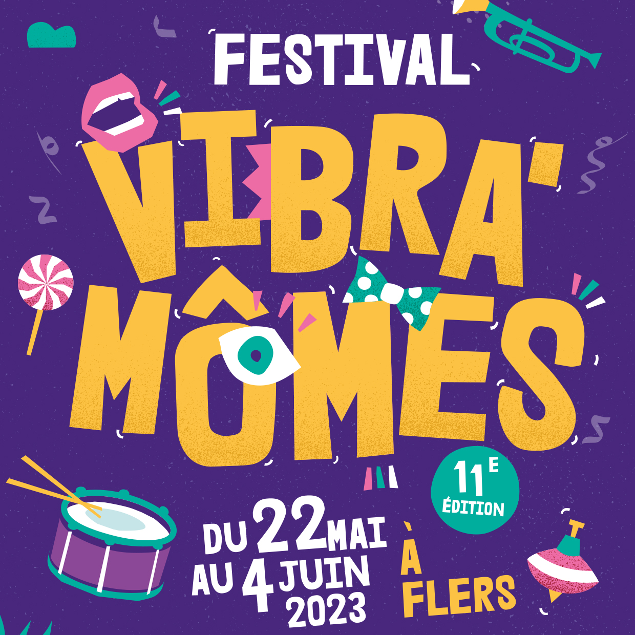 visuel Vibra'mômes 2023 ©CD61