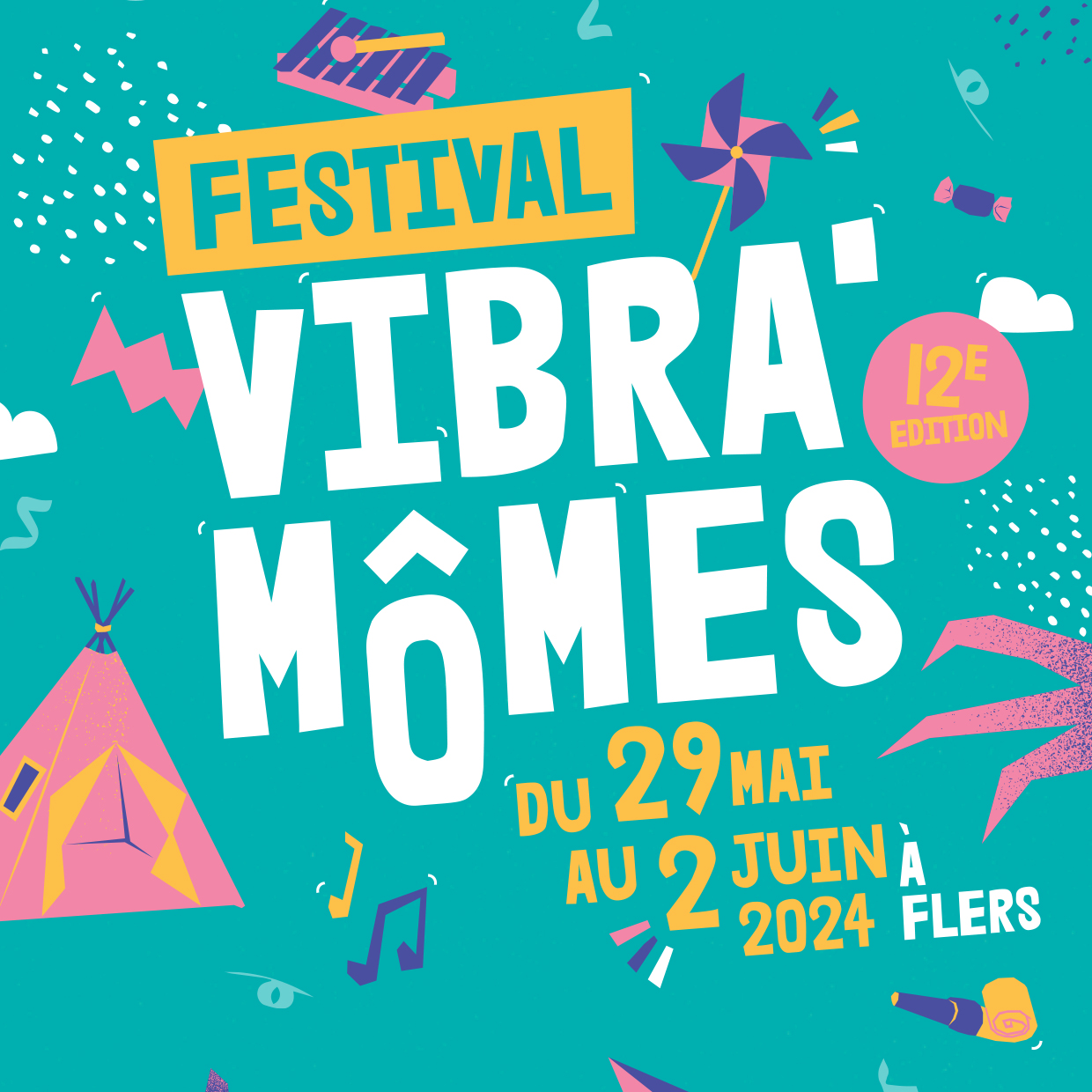 Visuel Vibra'mômes 2024 ©CD61