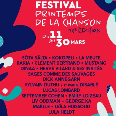Visuel Printemps de la Chanson 2025 ©CD61